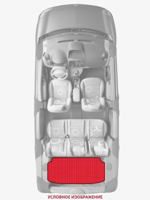 ЭВА коврики «Queen Lux» багажник для GMC Acadia